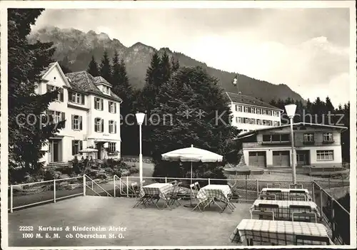 Oberschan Kurhaus und Kinderheim Alvier Kat. Oberschan