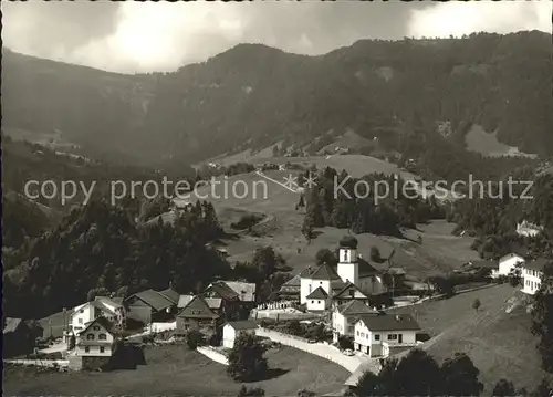 Libingen Ortsansicht mit Kirche Kat. Libingen