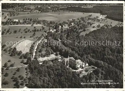 Oberbueren Kloster Glattburg Fliegeraufnahme Kat. Oberbueren