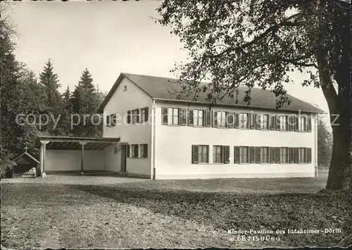 Luetisburg Kinderpavillon des Iddaheimer Doerfli Kat. Luetisburg