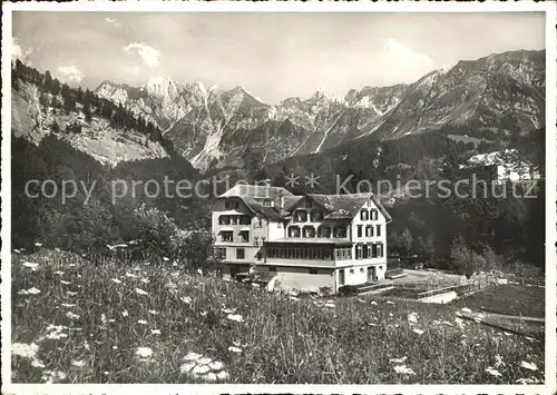 Ennetbuehl Kurhaus Seeben mit Saentis Appenzeller Alpen Kat. Ennetbuehl