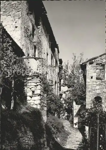 Gandria Lago di Lugano Gasse Kat. Gandria