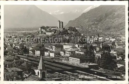 Bellinzona Stazione Ccastello Uri Kat. Bellinzona