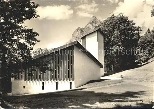 Braunwald GL Neue evangelische Bergkirche Kat. Braunwald