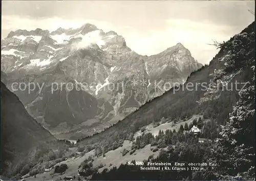 Engi Ferienheim Engi Sernfthal Alpenpanorama Kat. Engi