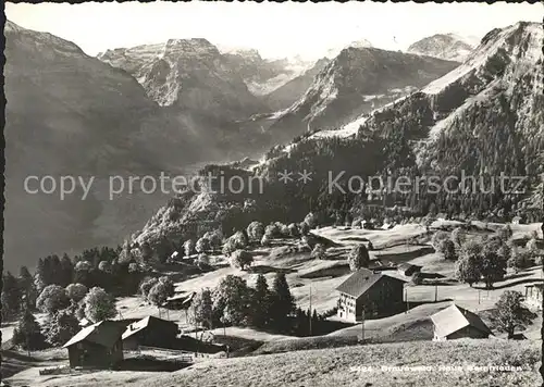 Braunwald GL Haus Bergfrieden Alpenpanorama Kat. Braunwald