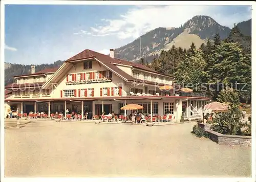 Schwarzsee Sense Hotel Restaurant Gypsera Lac Loir Kat. Schwarzsee