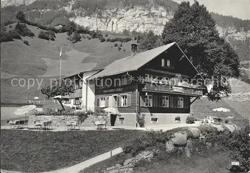 Linthal Glarus Gasthaus zum Bergli Kat. Linthal