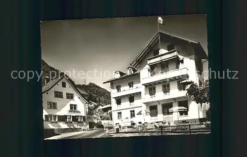 Obstalden Hotel Hirschen an der Walensee Hochstrasse Kat. Obstalden