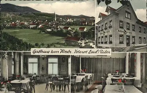 Lauf Baden Gasthaus Hirsch / Lauf /Ortenaukreis LKR