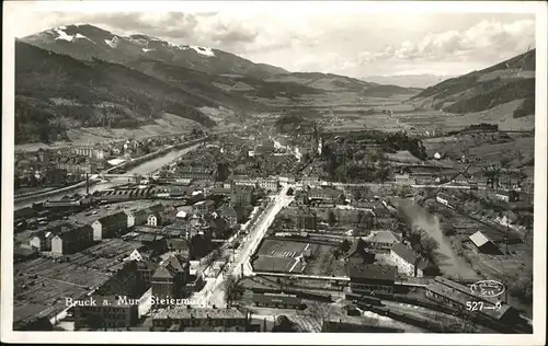 Bruck Mur oesterreich Panorama Kat. Bruck an der Mur