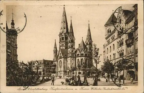 Charlottenburg Kurfuerstendamm Kaiser Wilhelm Gedaechtnis Kirche  / Berlin /Berlin Stadtkreis