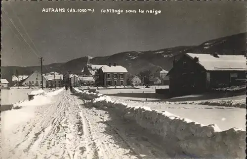 Autrans Village sous la neige Kat. Autrans