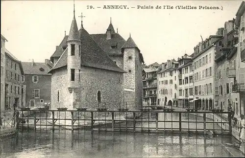 wz03028 Annecy Haute-Savoie Palais de Ille Kategorie. Annecy Alte Ansichtskarten