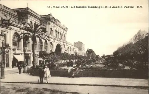 Menton Casino Municipal Kat. Menton