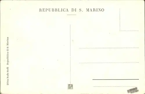 San Marino Repubblica Rocca dai Bassi contrafforti del Titano / San Marino /