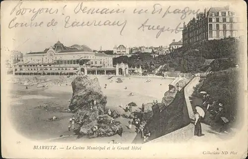 Biarritz Casino Municipal Kat. Biarritz