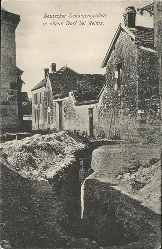 Reims Deutscher Schuetzengraben Kat. Reims