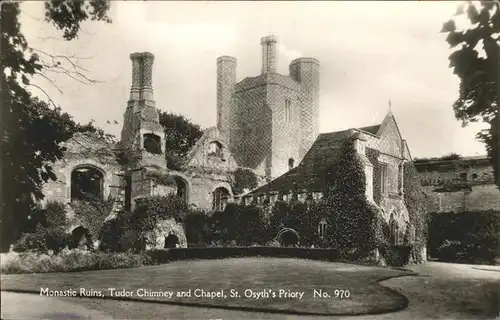 St Osyth & Point Clear Monastie Ruins Tudor Chimnery Chapel / Tendring /Essex CC