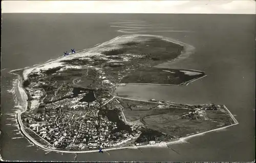 Norderney Nordseeheilbad Flugaufnahme Kat. Norderney