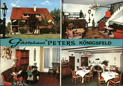 Koenigsfeld Gaestehaus Peters Kat. Koenigsfeld im Schwarzwald