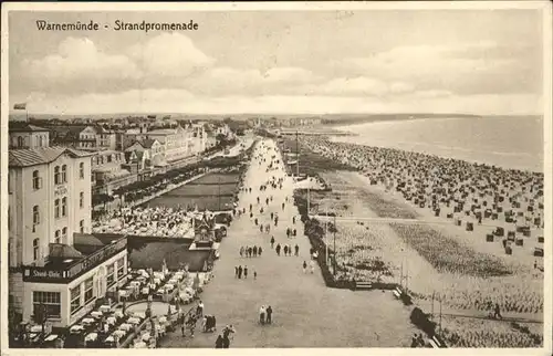 Warnemuende Strandpromenade Kat. Rostock