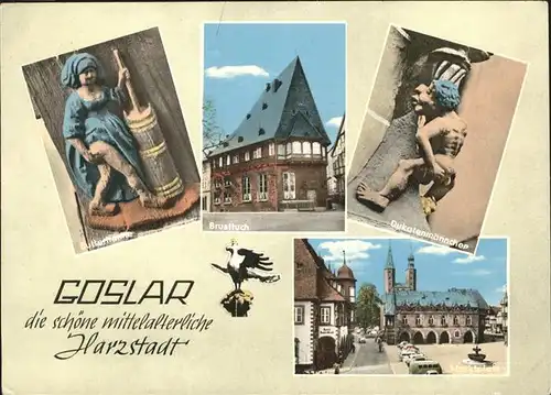 Goslar Dukatenmaennchen Brusstuch  Autos Marktplatz / Goslar /Goslar LKR