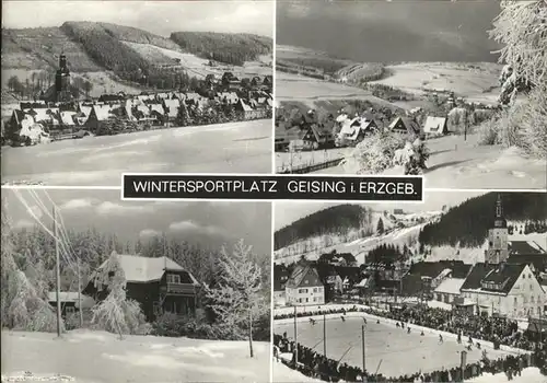 Geising Erzgebirge Eisbahn