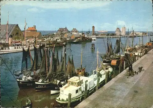 Cuxhaven Fischereihafen Segelboote Schiffe Kat. Cuxhaven