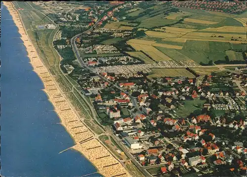 Cuxhaven Duehnen Fliegeraufnahme Strand Kat. Cuxhaven