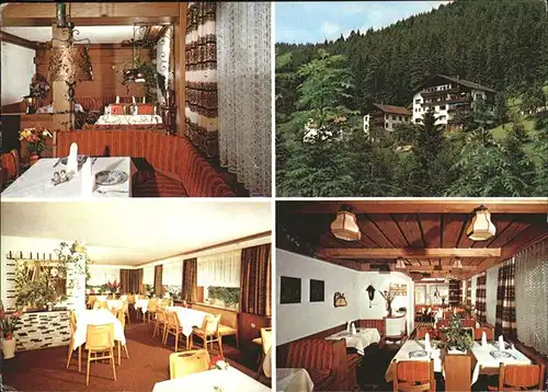wz37717 Baiersbronn Schwarzwald Cafe Pension Ling Kategorie. Baiersbronn Alte Ansichtskarten