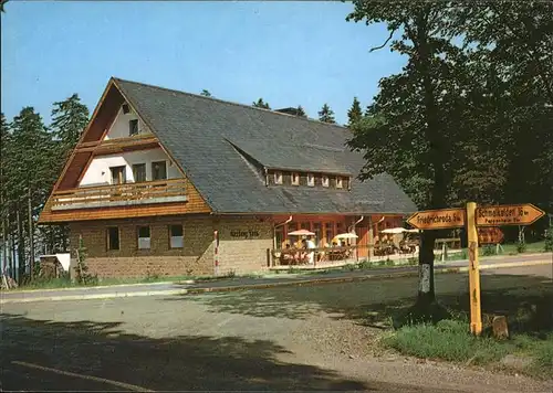 wz38398 Friedrichroda Heuberghaus Rennsteig Kategorie. Friedrichroda Alte Ansichtskarten