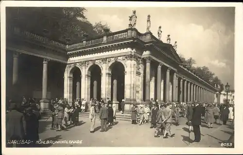 Karlsbad Eger Muehlbrunnenkolonade Kat. Karlovy Vary