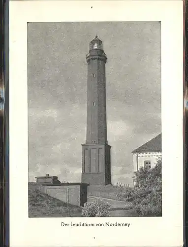 Norderney Leuchtturm Aufklappkarte Kat. Norderney