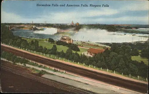Niagara Falls Ontario Horseshoe, American Falls / Niagara Falls Canada /