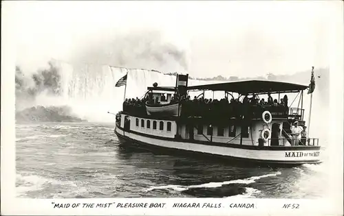 Niagara Falls Ontario Maid of the Mist Pleasure Boat / Niagara Falls Canada /