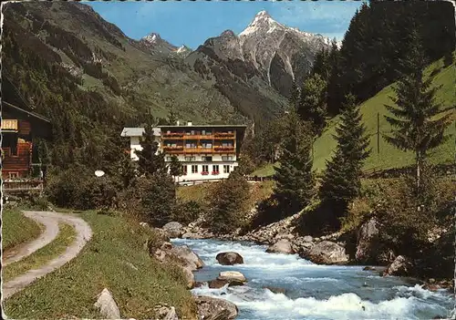 Mayrhofen Alpengasthaus Zillergrund Bach Kat. Mayrhofen