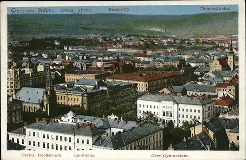 Bruenn Brno Landhaus Gymnasium Kirche Thomaskirche / Brno /Brno-mesto