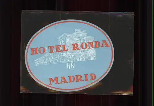 Madrid Spain Hotel Ronda Kat. Madrid