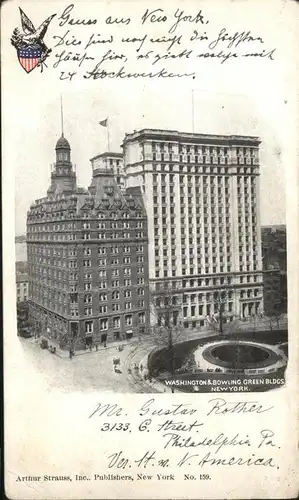 New York City Washington Bowling Green Bldgs. / New York /