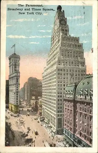 New York City Paramount Times Square Broadway / New York /