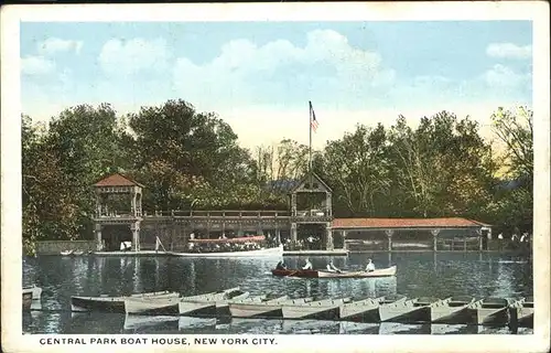 New York City Central Park Boat House / New York /