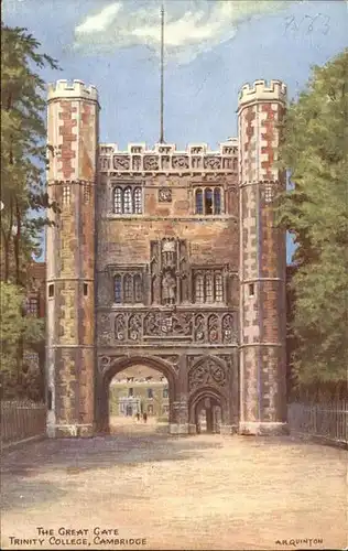 Cambridge Cambridgeshire Great Gate Trinity College / Cambridge /Cambridgeshire CC