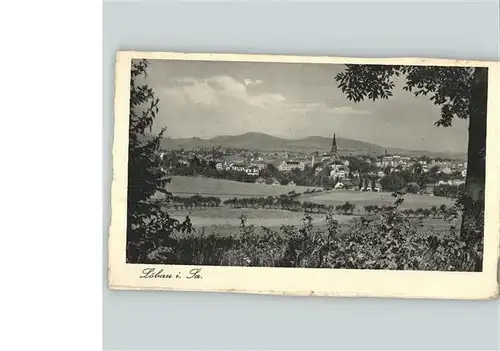 wz92222 Loebau Sachsen Panorama Kategorie. Loebau Alte Ansichtskarten