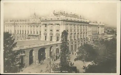 Madrid Spain Palacio Real Kat. Madrid