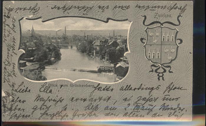 Zwickau Sachsen Wappen Kat. Zwickau Nr. kt73003 oldthing