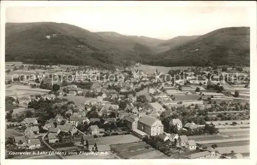 Oberweier Friesenheim Fliegeraufnahme / Friesenheim /Ortenaukreis LKR