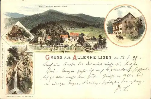 Allerheiligen Oppenau Klosterhotel Allerheiligen Wasserfall Hotel  / Oppenau /Ortenaukreis LKR