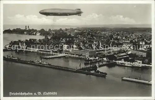 Friedrichshafen Bodensee Fliegeraufnahme / Friedrichshafen /Bodenseekreis LKR