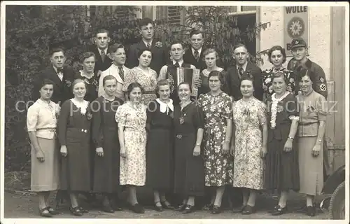 Steinheim Murr Gruppenfoto Handharmonika / Steinheim an der Murr /Ludwigsburg LKR